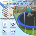 thumbnail image 6 of EUROCO 1500LB 14FT Trampoline for Adults and Kids, Trampoline with Enclosure ,Ladder,Heavy Duty Recreational Trampoline, 6 of 7