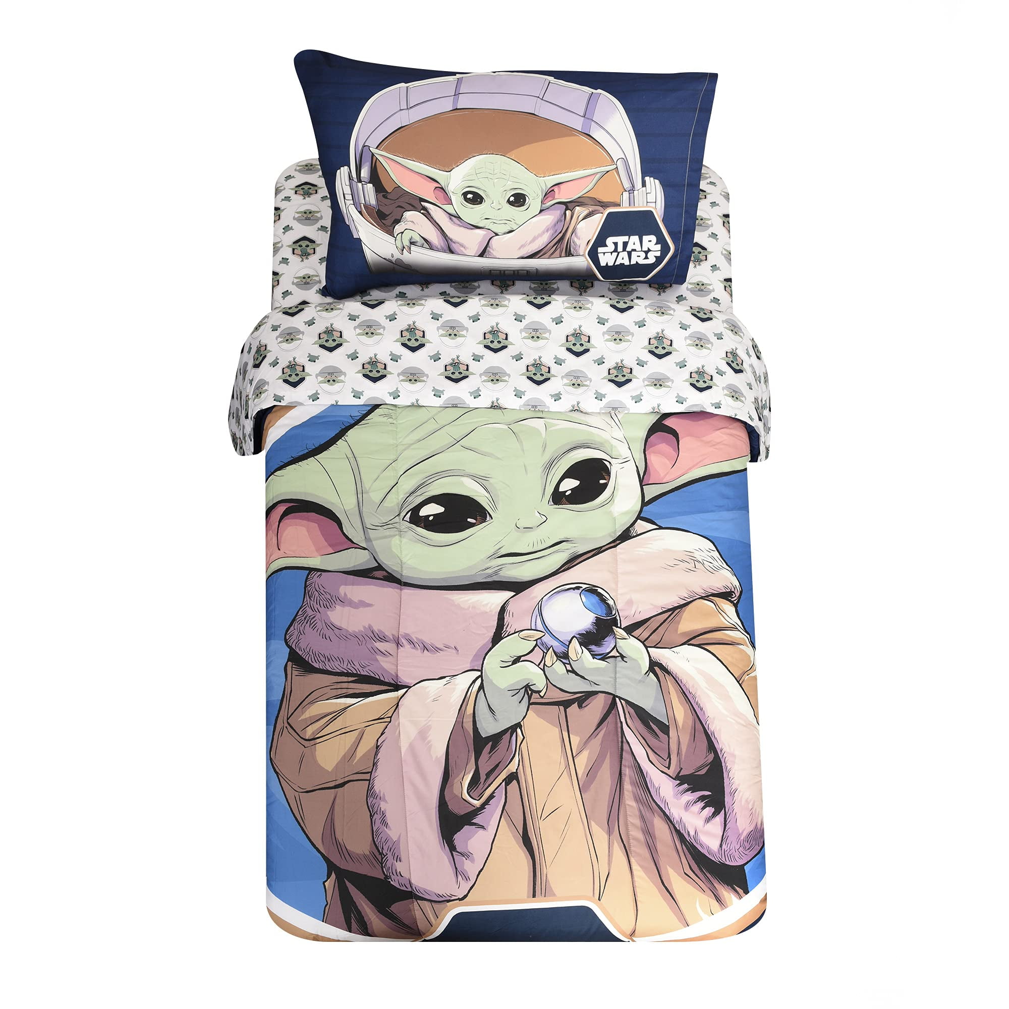 Mandalorian Starr Warss Baby Yoda Kids Bedding Sheet Brunei Ubuy