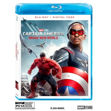 Captain America: Brave New World (Blu-ray + Digital Copy) Disney, Action/Adventure