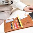 thumbnail image 2 of LouisWill Multifunción Pasaporte Titular RFID Moda Cubierta Esmerilada PU Bolsa De Viaje Cartera De Billetes Document Organizer Card Case Con Cremallera Para Hombres Y Mujeres, 2 of 3