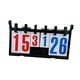 thumbnail image 4 of Tablero de puntuación, anotador de puntuación, de mesa o colgante, flip de puntuación portátil, 6 dígitos para interior y exterior, hockey, voleibol, Zulema Marcador, 4 of 7