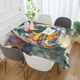 thumbnail image 2 of Yayeee Tablecloths 60" x 90" Rectangle Wrinkle Resistant Party Table Cover, Colorful Goldfish, 2 of 8