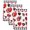 Black, Red, White, variant on Red Ladybugs Kitchen Towels Set of 4, Modern Love Heart Checkered Plaid Absorbent Dish Towels for Kitchen, Microfiber Hand Towel, Quick Drying Tea Towel for Cleaning Decorative Dishcloths