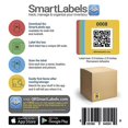 QR Code Smart Labels Color Coded Scannable Stickers for Storage Bins