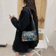 thumbnail image 5 of Bolsa Bolsos de PU para mujer, diseño de serpiente, bolsos de hombro cuadrados pequeños Retro (azul) JShteea Para Estrenar, 5 of 9