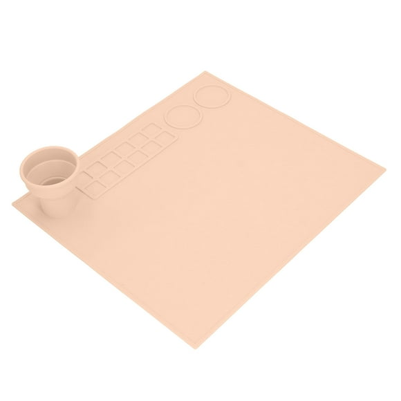 Tapis en Silicone pour Artisanat, Plateau de Peinture DIY avec Tasse Grande Planche Artistique pour Garçons Filles Artistes Créateurs