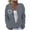 Gray, variant on Idoravan Gray Cardigan for Women Women's Casual Printed Knitted Cardigan Button Coat