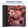 thumbnail image 4 of GOSMITH Cool Desk Pad for Keyboard and Mouse, Red and Pink Flower Patterns, 31.5 x 11.8 Inch Extended Size 31.5x11.8 in, 4 of 6