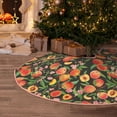 thumbnail image 5 of Balery Fruits Peach Printed Christmas Tree Skirt , Merry Christmas Party Christmas Tree Decoration,Adjustable Tree Skirt-36", 5 of 6