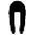 thumbnail image 1 of 3/8In Door Molding Black, 1 of 2