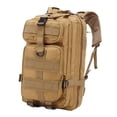 thumbnail image 4 of Mochila de senderismo resistente al desgaste, mochila de camping para deportes al aire libre, para hombres, de semana Caqui, 4 of 8