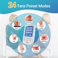 thumbnail image 5 of Estimulador muscular Comfytemp TENS, compatible con FSA y HSA, con dos canales para aliviar el dolor, regalo para el Día del Padre, masajeador electrónico de pulsos para espalda, cólicos menstruales,, 5 of 5