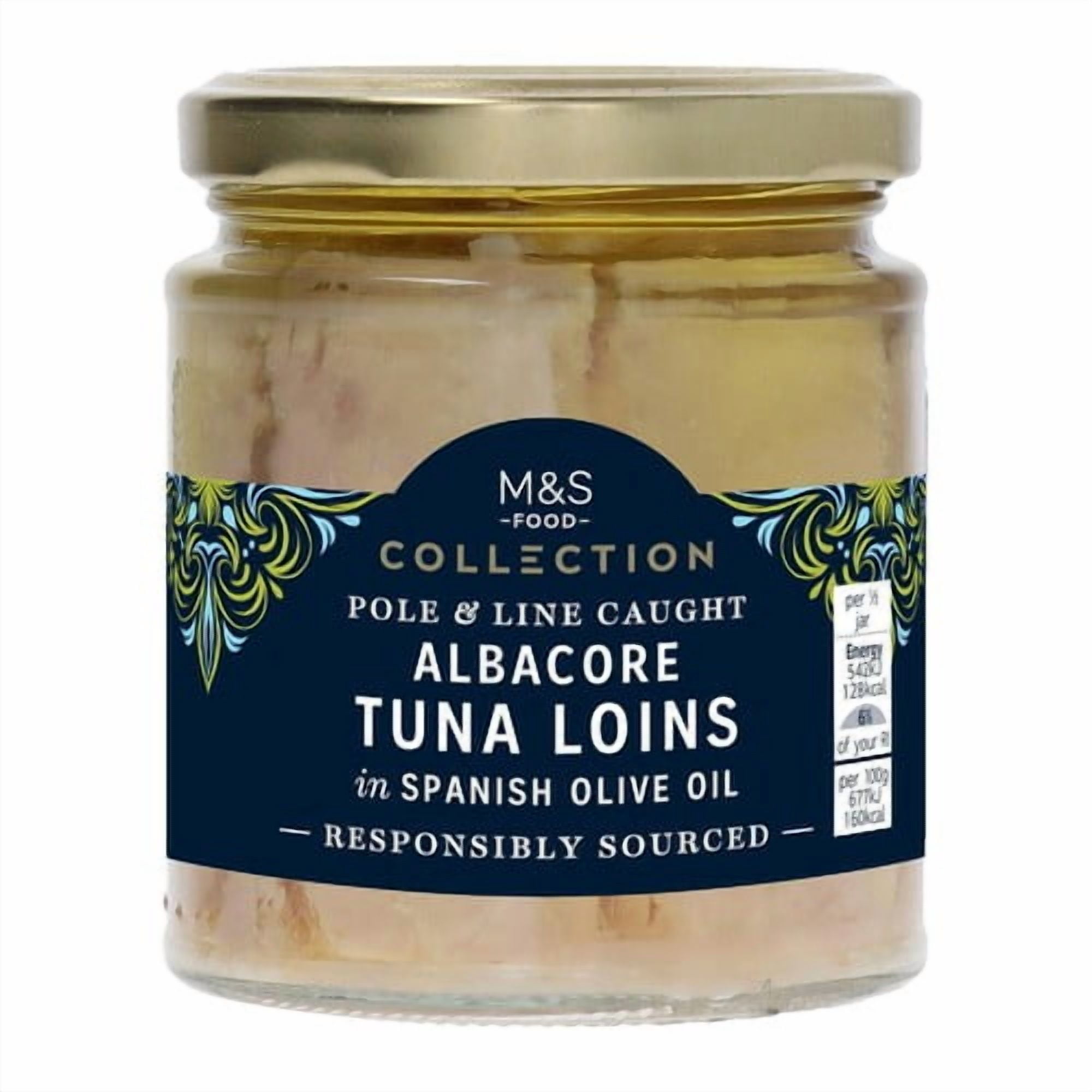 M&S Albacore Tuna Loins 225g, British Import (Pack of 3)