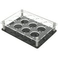 thumbnail image 1 of 1Set Glasses Storage Black Acrylic With Stainless Steel Screws For Bar, 1 of 9