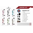 thumbnail image 7 of Compound Bow Archery kit for Youth & Beginner, Right Handed,19”-28” Draw Length,15-29 Lbs Draw Weight, 260 fps, Lightweight Design, 7 of 7