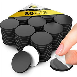 70 Pcs round Magnets with Adhesive Backing, Flexible Self Adhesive Magnets  for C