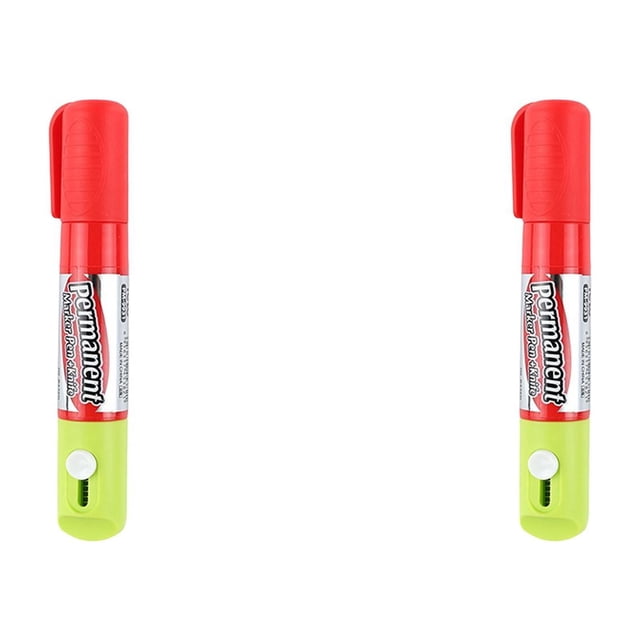 2Pc Thermal Ink Eraser Pens Thermal Erasable Pen For Office Desk,Plastic Red