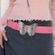 thumbnail image 5 of Cinturón de mariposa para mujer, cinturón flaco, cinturón de cintura fina a la moda, cinturón de mujer para vestidos, pantalones vaqueros, 5 of 5