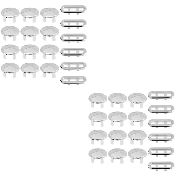 36 Pcs Water Trough Sink Bathroom Drain Cover Ceramic Basin