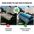 thumbnail image 4 of Golf Cart Seat Covers for 2 Seater,Ocean Blue Microfiber Cart Seat Towel Blanket,Underwater Sun Light Coastal Sea Scenery Absorbent Breathable Non Slip Bench Seats Protector for Golf Course 51"x31", 4 of 9