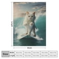thumbnail image 4 of Orinice Cute Cat Throw Blanket || Ultra Soft Plush Thick Cosy Fuzzy Fluffy Machine Washable Flannel Blanket for All Season Use Bedroom Couch &amp; Home  60x80in, 4 of 6