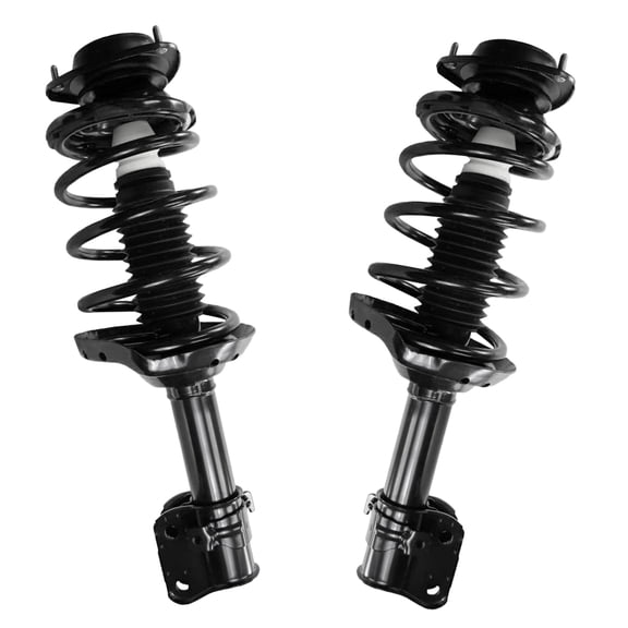 Detroit Axle - 2pc Front Struts for 2004 2005 Subaru Forester, Struts with Coil Spring Complete Quick Struts Assembly Replacement Suspension