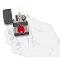 thumbnail image 3 of Zippo Red Vintage Wrap, Red Enamel Zippo Emblem, Windproof Lighter #29663, 3 of 4