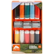 Ozark Trail LED Flashlights, 10-pack, 50 Lumens, Multicolor