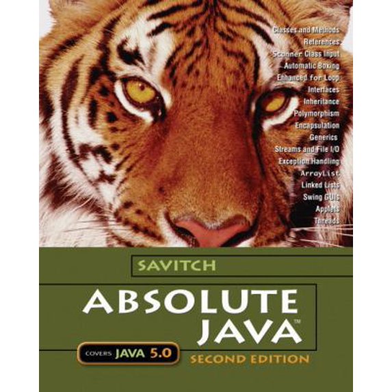 Pre-Owned Absolute Java (Paperback) 0321330242 9780321330246