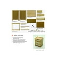 thumbnail image 5 of 3 Drawers Modern Bedroom Bedside Cabinet Furniture Storage Nightstand Side Table, 5 of 16