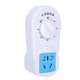 thumbnail image 5 of Temporizador de ventilador de bomba AC 220V 10A, interruptor de tiempo mecánico, enchufe de Control de cuenta atrás, enchufe de plástico de 120Min AU, 5 of 5