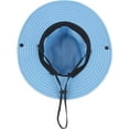 thumbnail image 4 of Zukuco Women Outdoor Summer Sun Hat UV Protection Wide Brim Foldable Fishing Hats with Ponytail Hole, 4 of 7