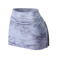 thumbnail image 5 of ibiyuan Short Skirts For Women Tummy Control Womens Cotton French Terry Skorts Tie Built-in Shorts Casual Skirts with Pockets, 5 of 8