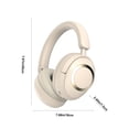 thumbnail image 3 of Wireless Headphones Bluetooth Intelligent Noise Reduction Over Ear Wireless Bluetooth Headphones With HD Call Quality HiFi Sound 30 Hours Battery Life And AUX Cable - Perfect For Games on Clearance, 3 of 7
