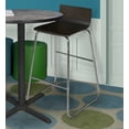 thumbnail image 2 of Ares Café High Stool- Mocha Walnut/Chrome, 2 of 4