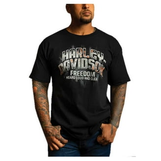 専用【ラスト1枚】Harley-Davidson LS Tee ブラック XL Harley-Davidson Men's Lavish Crew-Neck Short Sleeve Cotton T-Shirt