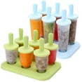 thumbnail image 3 of SPRING PARK 6 Cell Plastic Popsicle Molds Easy-Release Popsicle Maker Molds Ice Pop Molds Homemade Popsicle Ice Pop Maker, 3 of 7