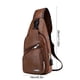 thumbnail image 3 of Sling Bag For Men Women Shoulder Backpack Chest Bags Daypack With Earphone Hole For Hiking Camping Outdoor Trip, 3 of 9