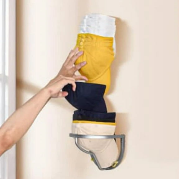 Hat Rack Baseball Cap Organiser Hat Holder Wall Mounted Hat Storage Sliver