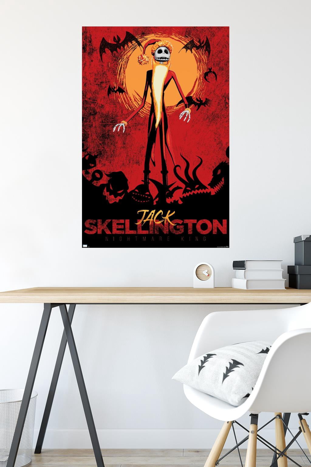 Disney Tim Burton's The Nightmare Before Christmas - Red Jack Wall Poster, 22.375" x 34"