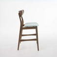 thumbnail image 4 of Christopher Knight Home Gavin Counter Chairs, 2-Pcs Set, Mint / Walnut Finish, 4 of 9