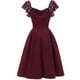 thumbnail image 2 of XXL 1 Uds. Vestido corto de encaje Floral para dama de honor, vestido de fiesta de cóctel, 2 of 3