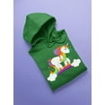 thumbnail image 3 of Unicorn On A Rainbow Hoodie Women -SPIdeals Designs, Female Medium, 3 of 4