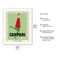 thumbnail image 2 of For Your Thirst (Per la Vostra Sete) - Campari Soda - Vintage Advertising Poster by Franz Marangolo c.1950 - Fine Art Rolled Canvas Print 20in x 26in, 2 of 4