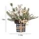 thumbnail image 3 of Small Christmas Tree Flocked Artificial Tree14 Inches With Cones, Suitable For Tabletop Artificial Christmas Trees With Lighting Snowflake , Snow Flocked Xmas, 3 of 7