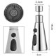 thumbnail image 2 of Grifo de fregadero de cocina, cabezal rociador de agua, boquilla rociadora de repuesto giratoria 360 TA, 2 of 5