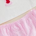 thumbnail image 6 of TOWED22 Baby Girls Summer Fashion Sets 2pcs Outfit Sleeveless Tank Top Tee and Casual Shorts Outfits Clothing Clothes(Pink,6-12 M), 6 of 8