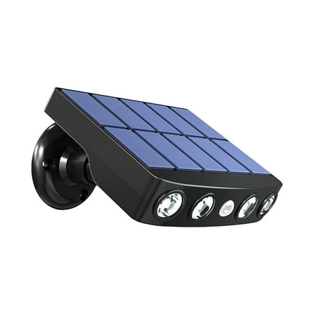 

Garden Solar Wall Light Backyard Pathway Automatic Human Sensing Lamp IP65 Waterproof Wireless Streetlight Lighting Accessories Black Case White