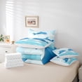thumbnail image 4 of YST Cartoon Dolphin Comforter Set, Marine Life, Polyester, Queen Size (7 Count), 4 of 4