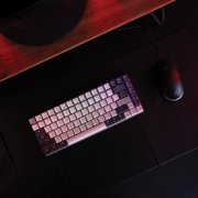Azio Cascade Bluetooth and USB 75% Mechanical Computer Keyboard, Hot-Swappable Switches, Backlit, Galaxy Light, CRG2G104